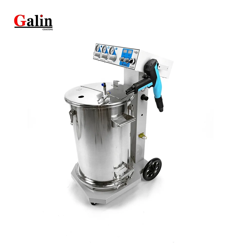 Galin DC01 New Efficiency Powder Coating Machine With Powder Spraying Gun