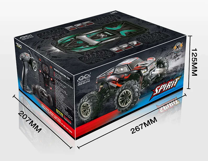 New Xueren 9145 Rc High-speed Car Toys Monster Truck Racing Car 2.4g ...