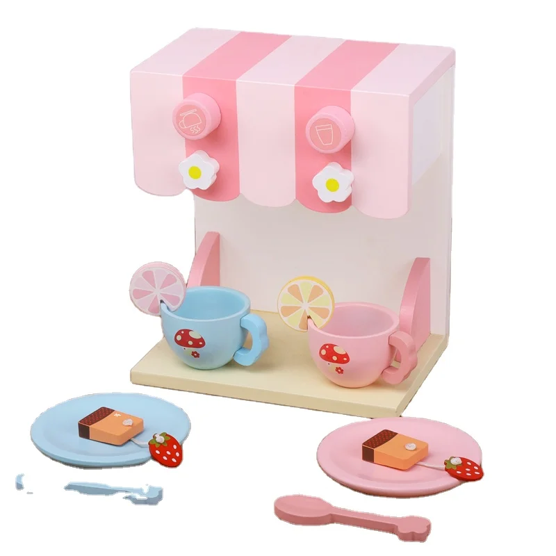 pink toy coffee maker