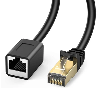 Rj45 Male To Female Lan Ethernet Network Cable Extension Cables Rj45 Male Cat6 Connector With Panel Mount