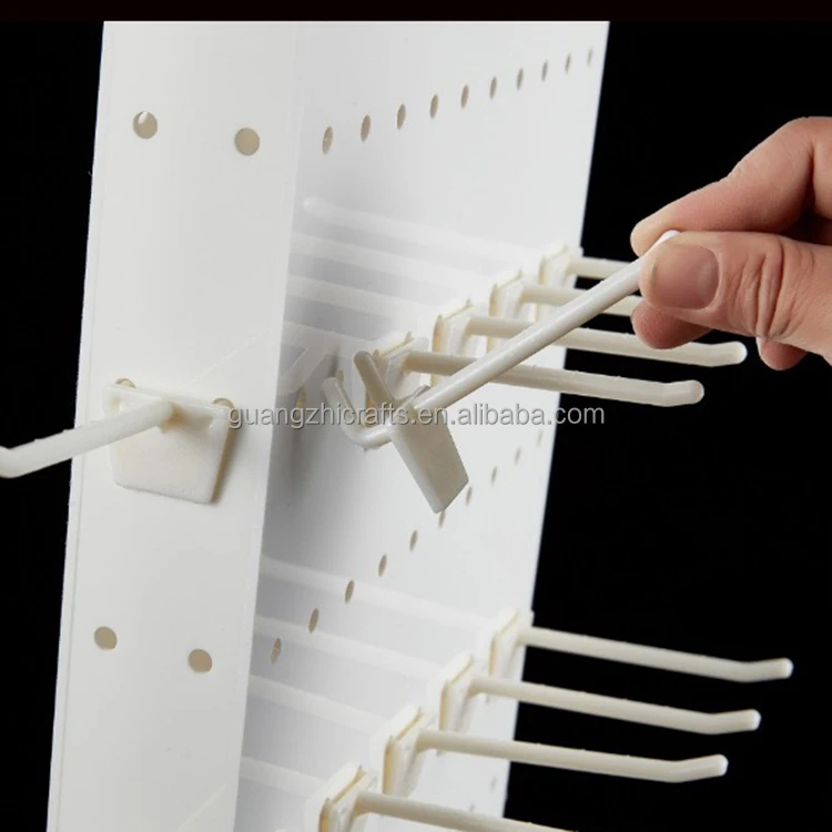 Acrylic Spinning Peg Board Display Rotating Acrylic Pegboard Display
