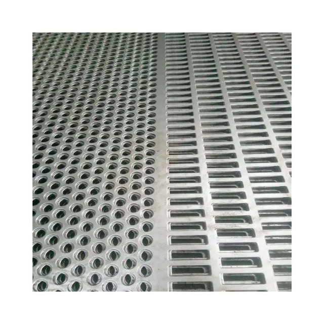 Round Hole Hexagonal Stainless Steel Perforated Metal Mesh Sieve Sheet Plate