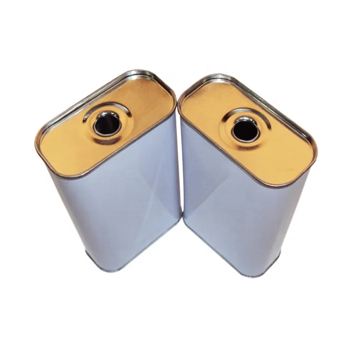 Custom Print Olive Oil Tin Cans 1 Liter Cooking Oil Tin Containers 1