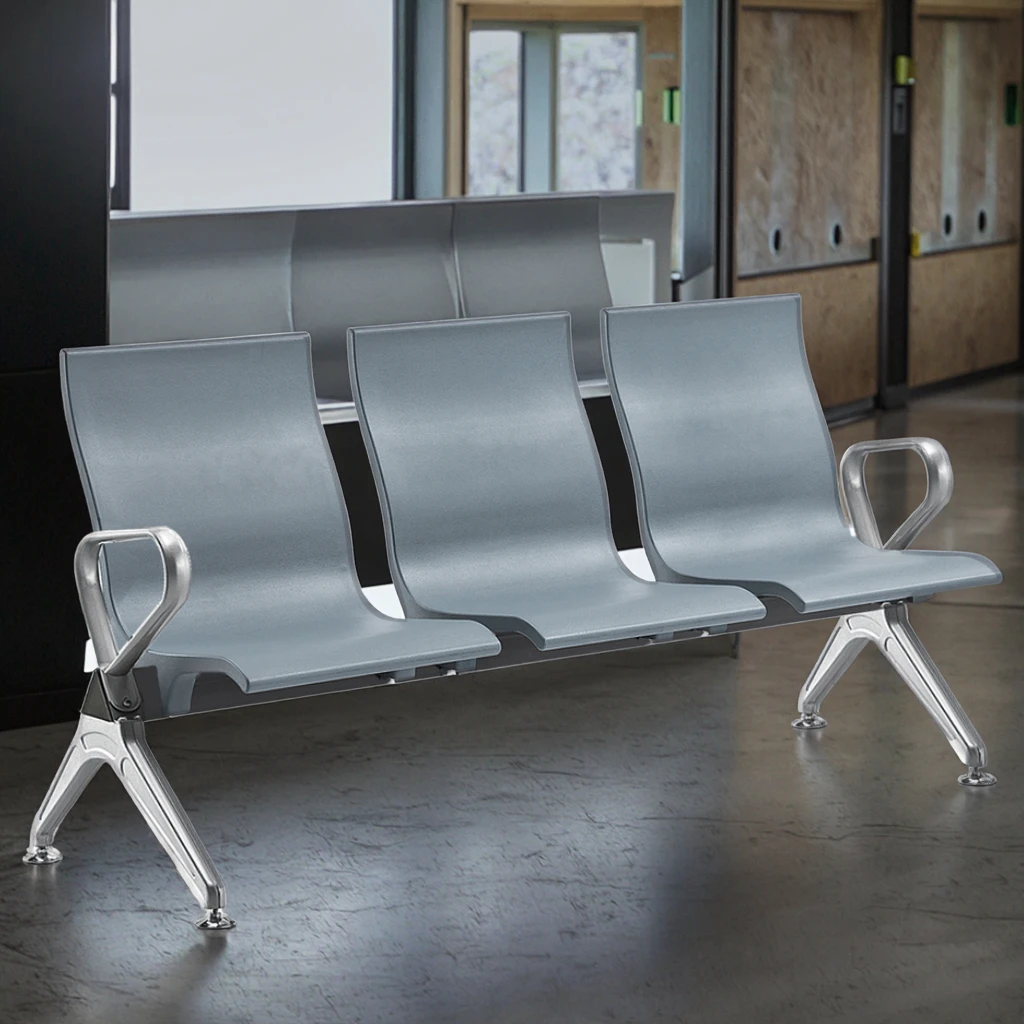 Standard Industrial Triangle Pipe Framework Seating System Assembly 4