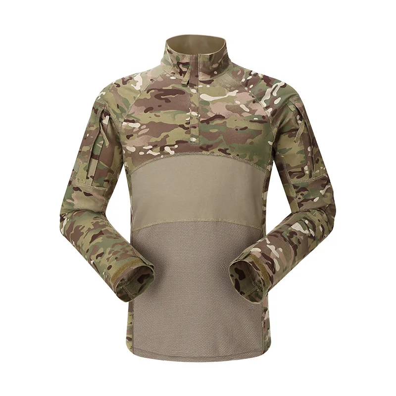Caliente profesional OEM táctico camuflaje uniforme táctico camisa