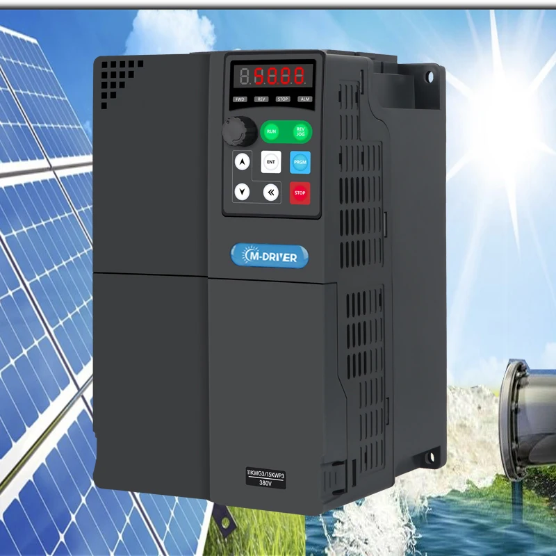 15kw VFD Drives Variable Frequency Converter 3 Phase Solar Pump Inverter with Mppt