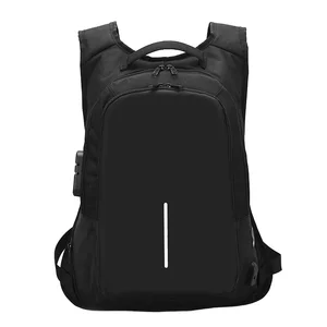 Waterproof Nylon Lining USB Charging Anti-Theft Multifunction Laptop Backpack Zipper Closure for School Carrying
