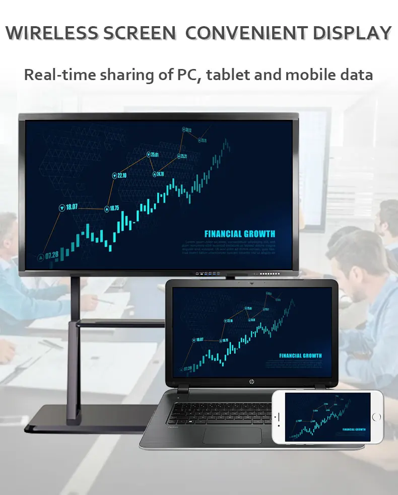 Интерактивный экран доска плоская панель многоэкранная электронная умная обучающая доска