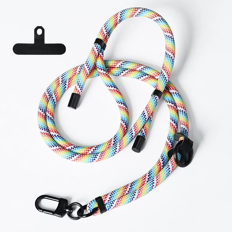 Регулируемый ремешок для мобильного телефона, ремешок через плечо, шейный ткацкий ремень, защита от потери альпинизма, открытый телефонный шнурок, оптовая продажа