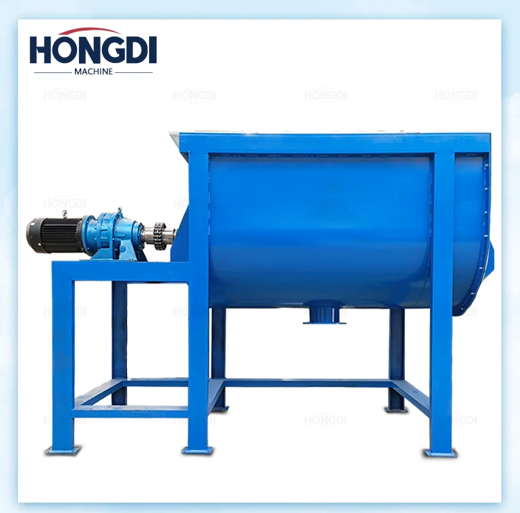Collagen Powder Dry Powder Mixer Carbon Steel Double Screw Belt Mixing