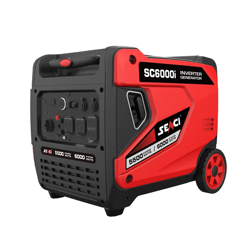 Senci Remote Control 5000w Inverter Generator New Model Digital Gasoline Generator Inverter With ATS 5KW