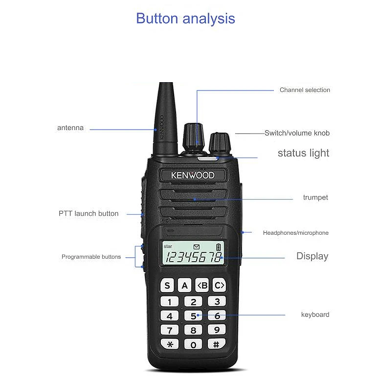 Kenwood ケンウッド walkie talkie Amazon.com: Kenwood ProTalk NX-P1302AU Radio, Portable