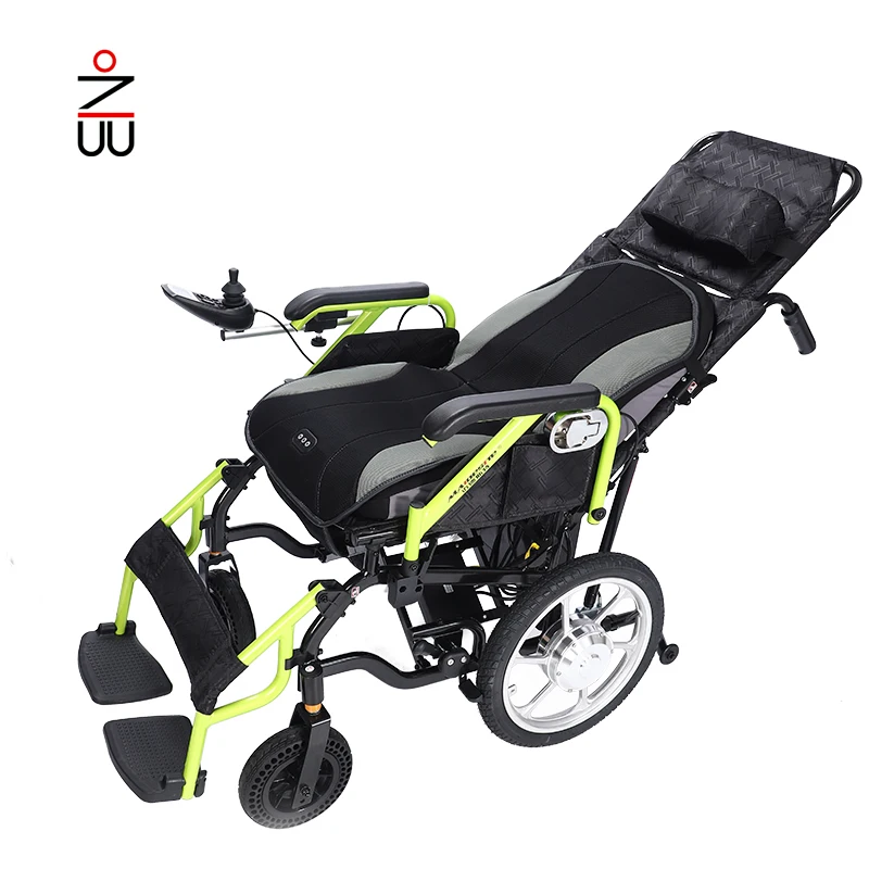 2021 Reclining Electric Wheelchair Electric Folding Wheelchair Smart