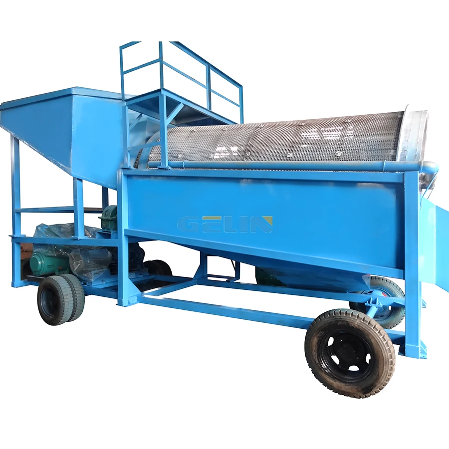 Turnkey Project Small Simple Gold Trommel Screen Washing Plant