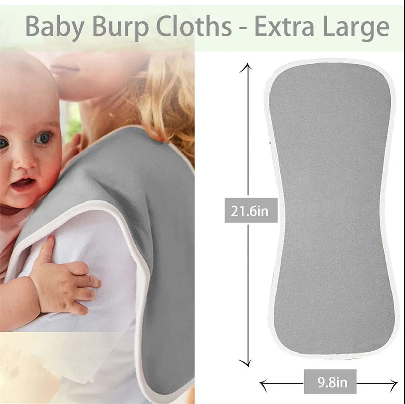 Newborn Towel Milk Spit Up Rags,Ultra Absorbent Burping Cloth,Burp