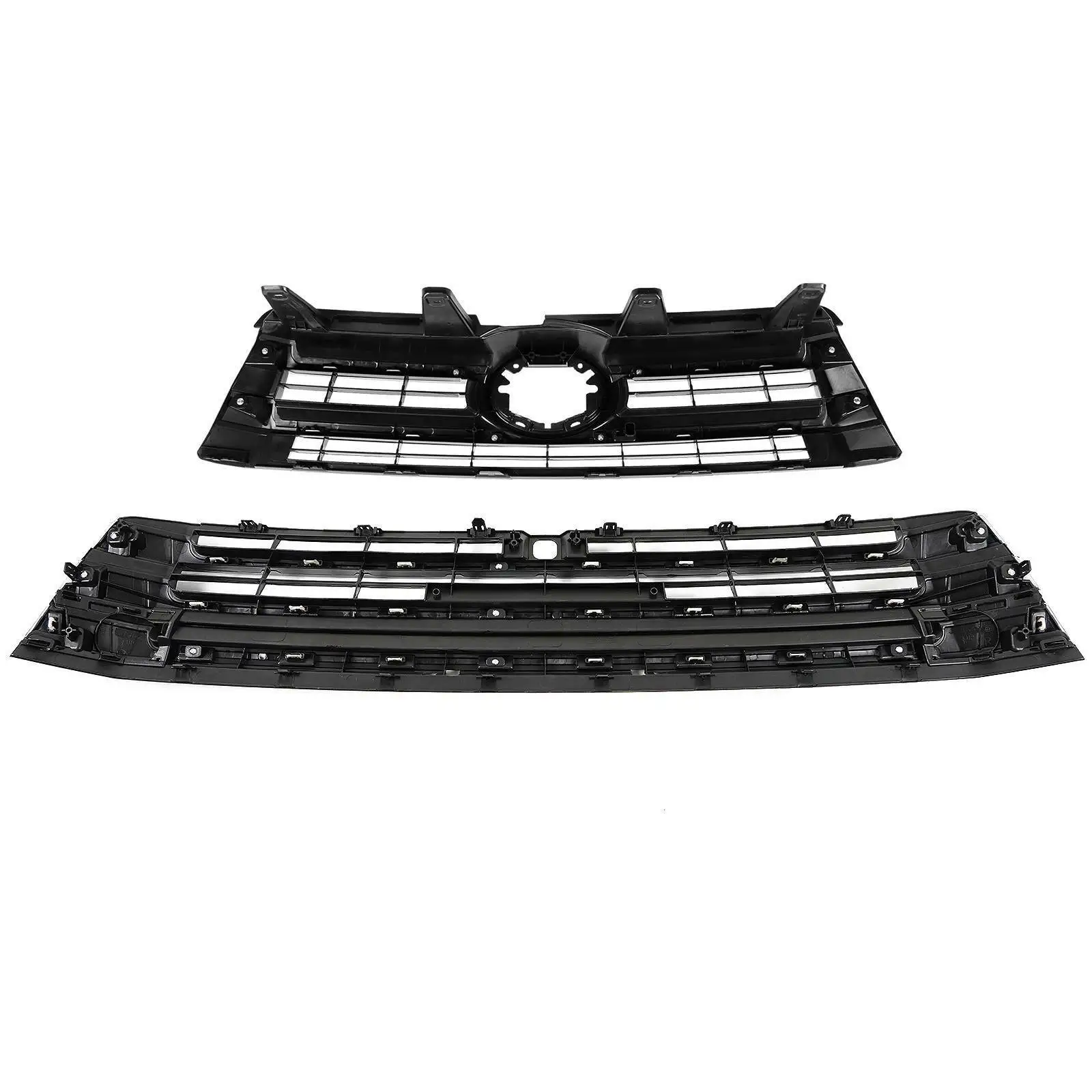 USA front car bumpers upper grille matt black mesh grill for TOYOTA HIGHLANDER 2017 2018 2019