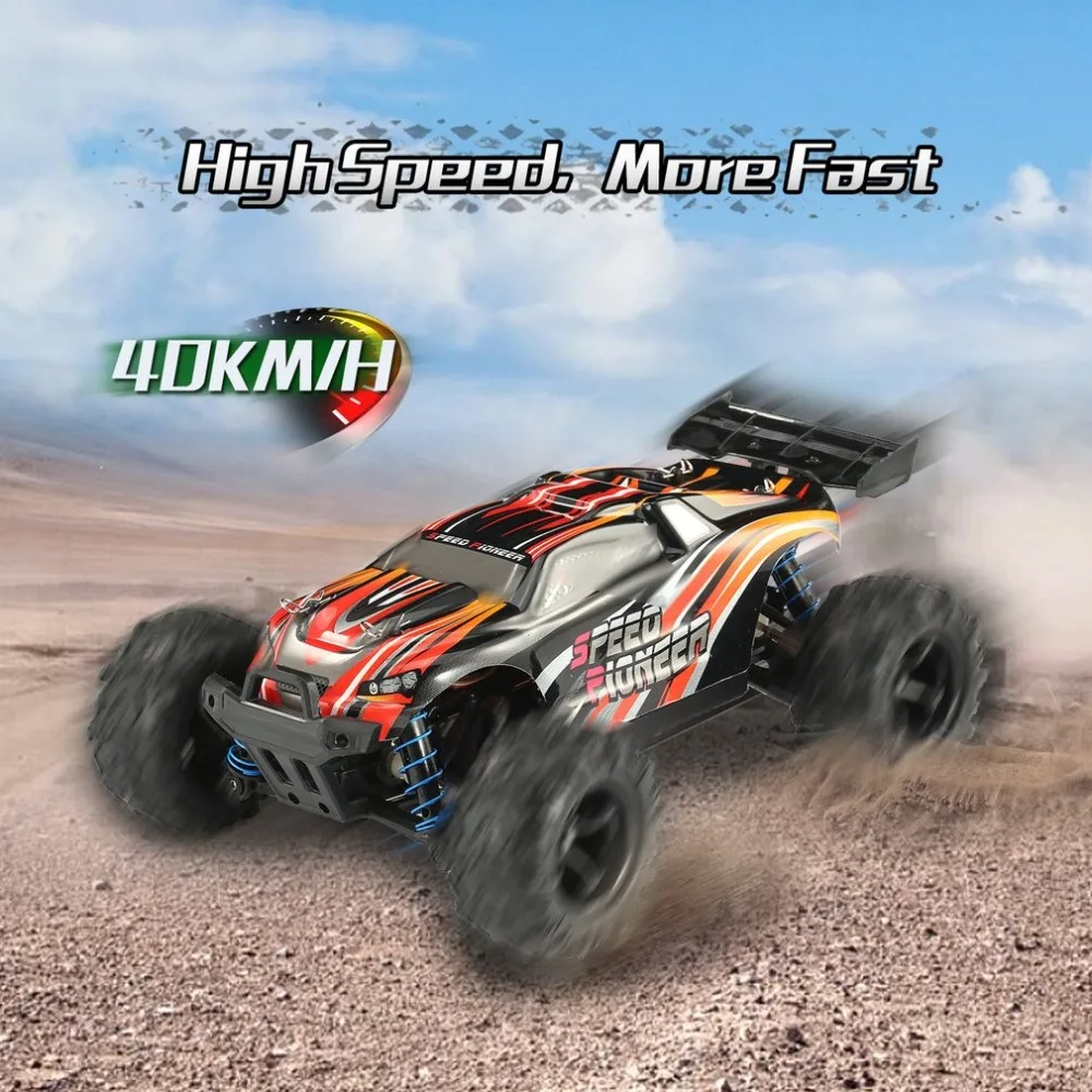 REMO RC Auto 2.4Ghz 40km/h - Monster Truck 1:16 4WD Elettrico - Regalo Bambini Ragazzi - NUOVO
