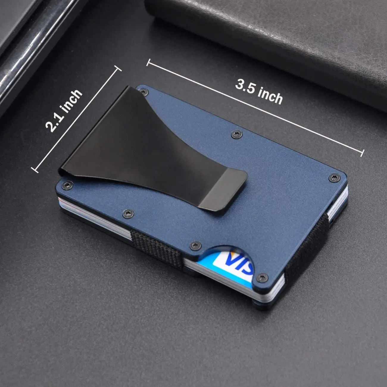 Factory Cheap Price Minimalist Slim Metal Wallet For Men Front Pocket ...