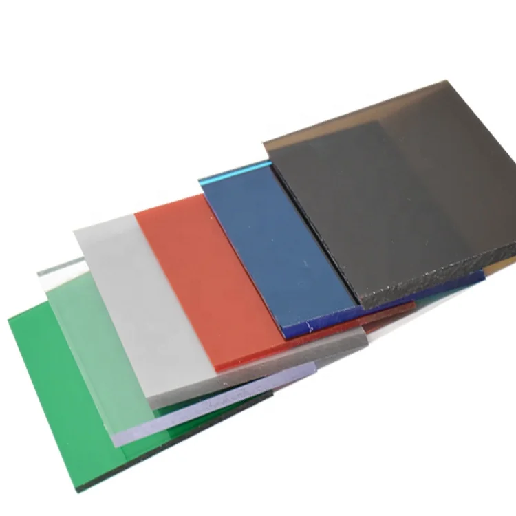 UV Coated Flat Solid Polycarbonate Sheet Bendable Roof Panels