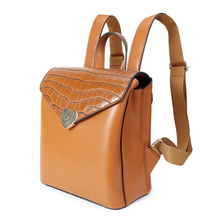 Waterproof Cute Vegan PU Leather Casual Rucksack Backpack