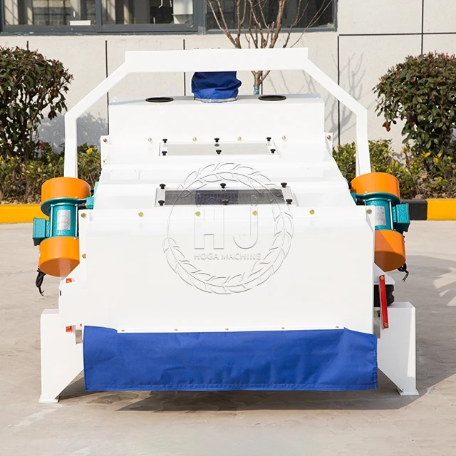 Grain Air Winnowing and Vibration Screen Seeds Grain Cleaner