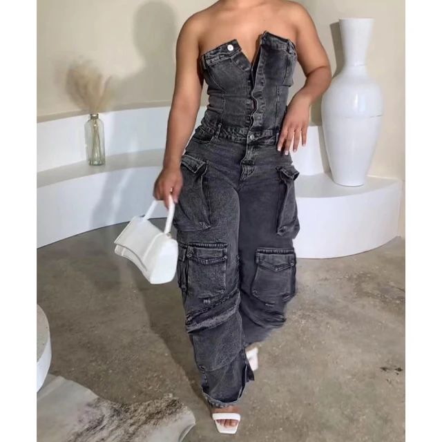 【新品未使用】entire studios DENIM CARGO ブラック L 4 Pocket Denim Jacket(42(MEN) Black/ブラック): CIOTA