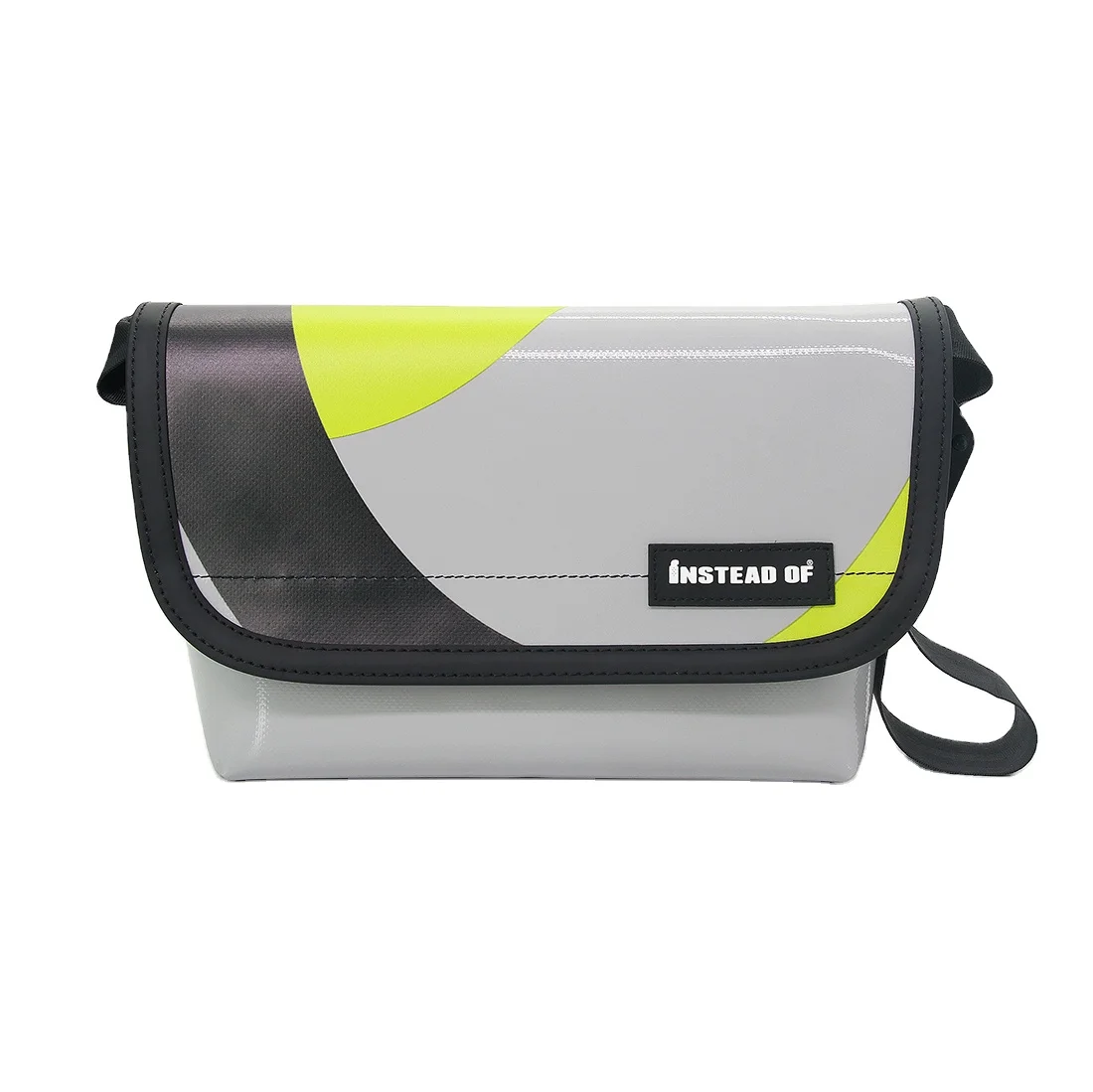 Recycled Tarpaulin Tote Bag Freitag Bag Abrasive PVC Leather Single  Shoulder Bag Custom with Truck Tarpaulin Shoulder Strap