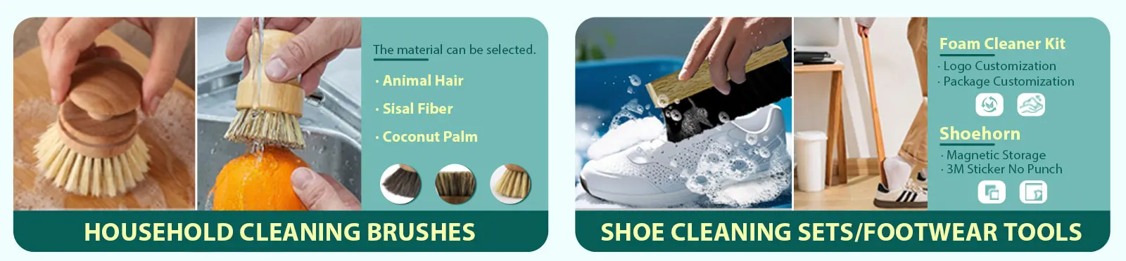 Manufactures Wholesale Beech Horse Hair Brush Cleaning Dust Polishing Gift Wooden Handle Shoes Cleaning Brush