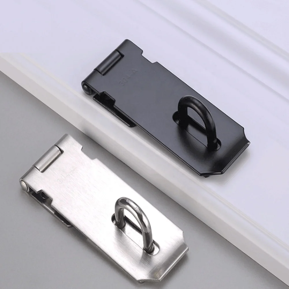 YOUNTHYE 6Sets Stainless Steel Hasp And Staple Heavy Duty Shed Door - View #4