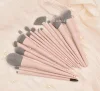 16pcs peinture rose brosse --- emballage de sac en plastique