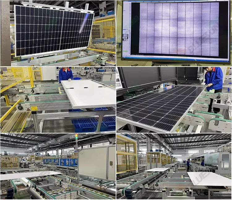 Bluesun bifacial 650W Topcon home use solar panel high efficiency 460 ...