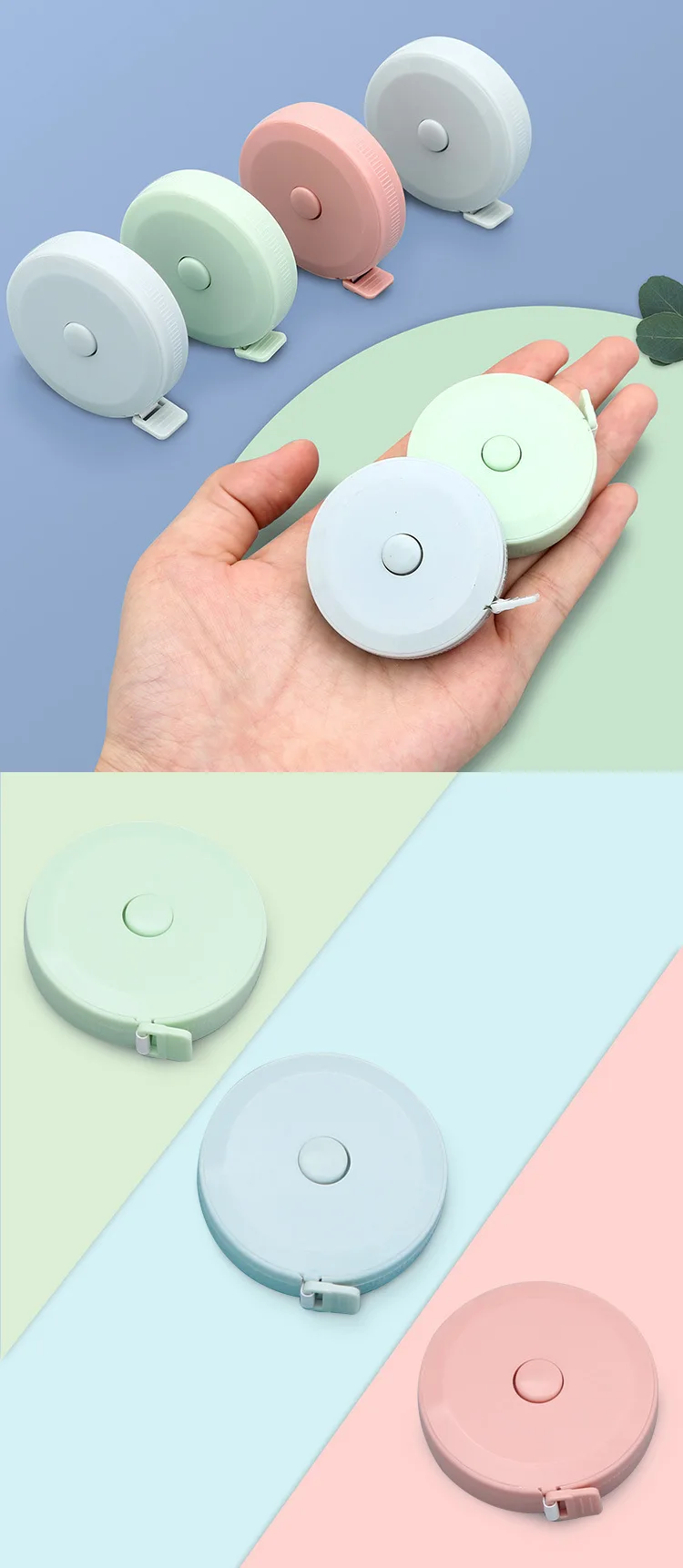 Random Object With Ruler Custom Hot Selling Portable Color Random Ruler Retractable Mini Tape ...