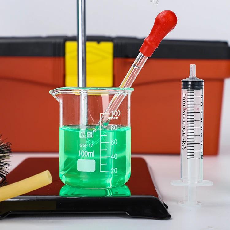 Заводская поставка 250 мл чемодан в упаковке аппарат для дистилляции набор химической лабораторной посуды травяной