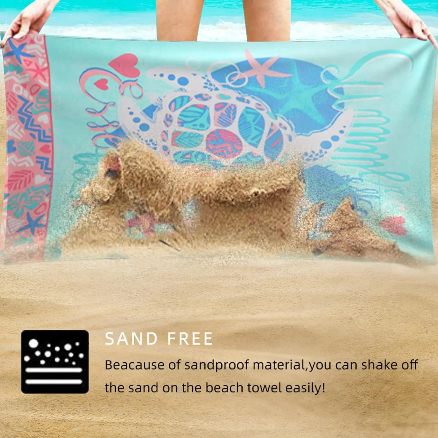 Wholesale Custom Lightweight Striped Microfiber Beach Towels Sand-Free Digital Sublimated Personalized Logo Design manufacture