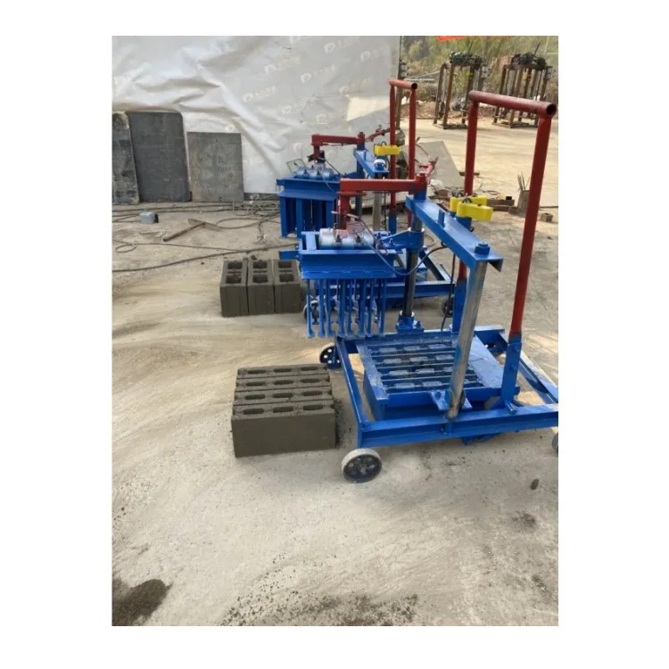 Дешевая полуавтоматическая машина для производства полых блоков оборудование цементного