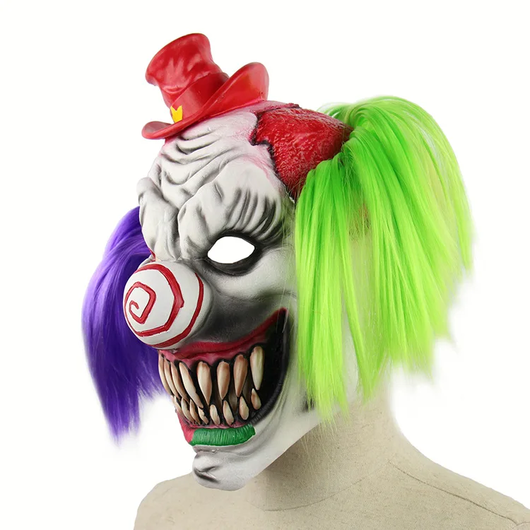 KEELYY LED Clownmasker – Realistisch Horror Clown Masker Met 3 Lichtstanden – Voor Halloween, Carnaval, Cosplay En Feestjes