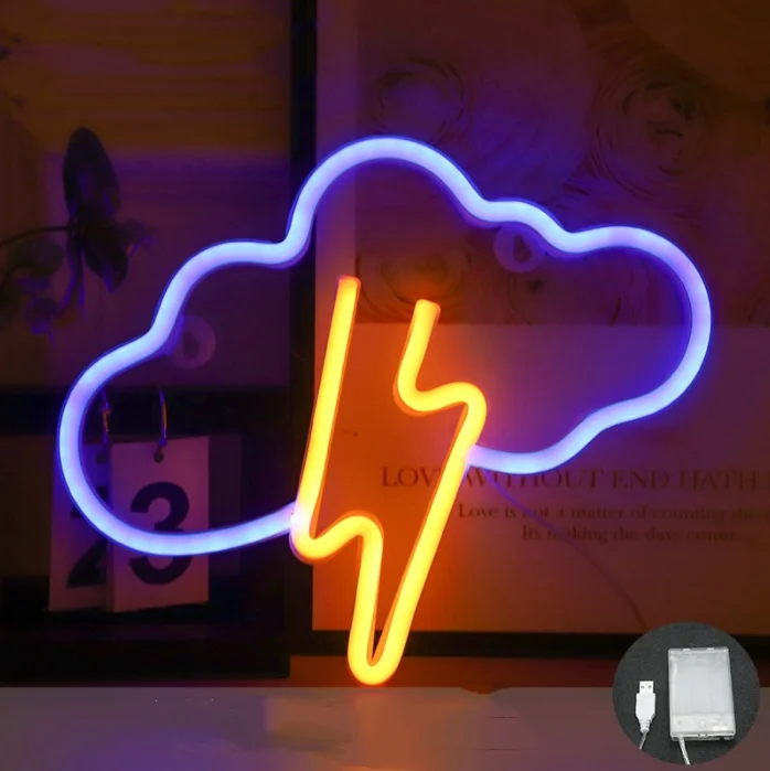 Thunderstorm Battery/usb Operated Hanging Kids Room Wall Party ...