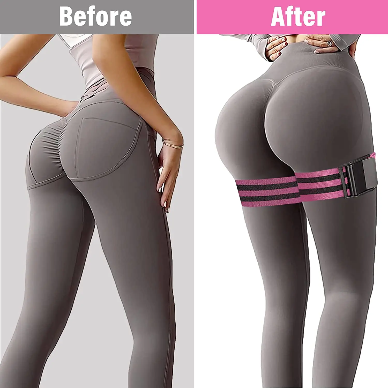 Good Quality Blood Flow Restriction Bfr Bands Elastic Resistance Band Black Bfr Training Gluteal Leg Band for Shaping Fitness
