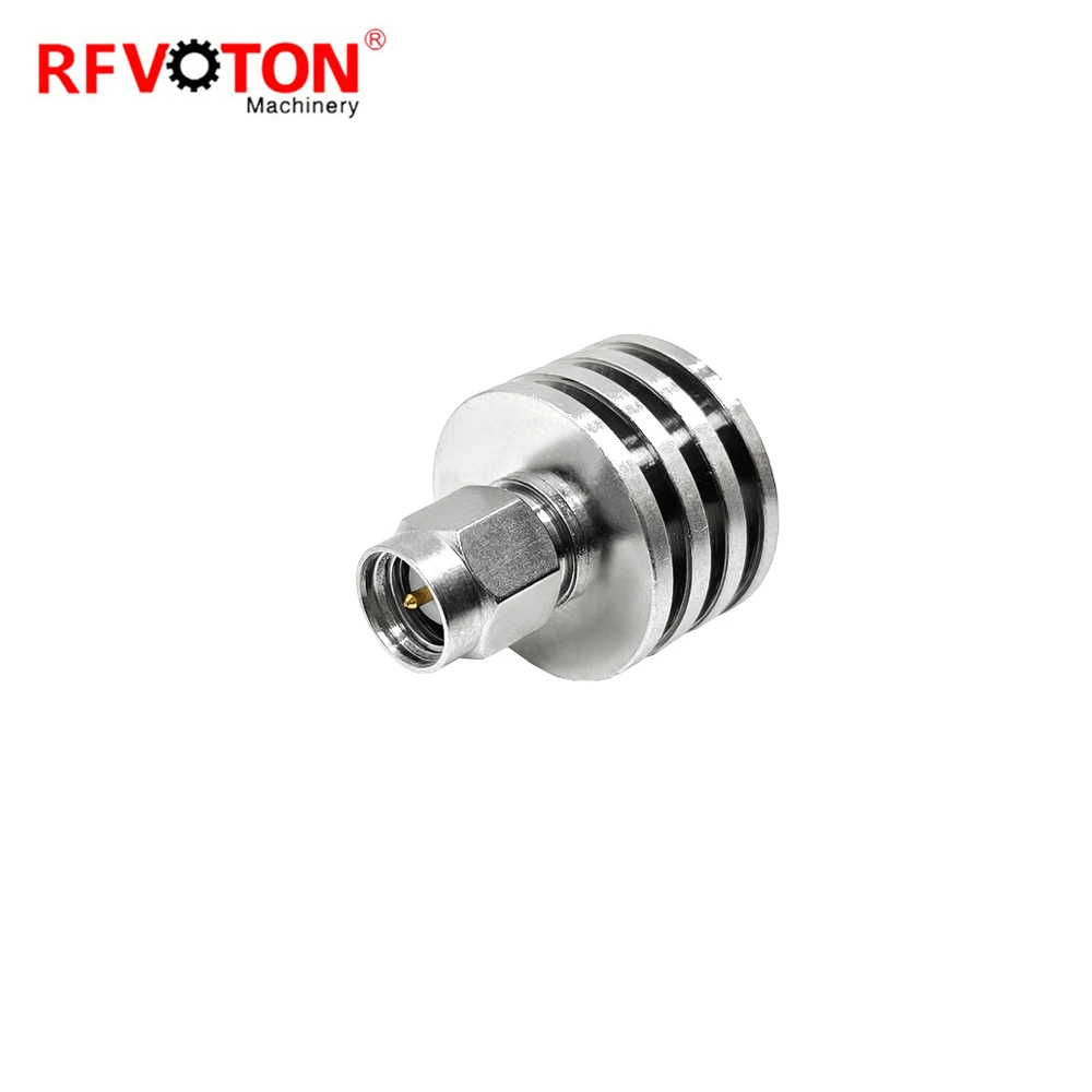 Fabriklieferung SMA-Stecker (männlich), 2-W-Dummy-Last, 0–8,5 GHz, 8,5 GHz, 50 Ohm, HF-Koaxialstecker aus Messing und Kupfer mit PTFE-Isolierung, RoHS-konform
