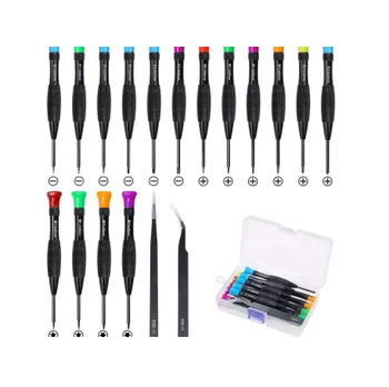 Miniature screwdriver combination 18 in 1 screwdriver set repair and disassembly tool kit
