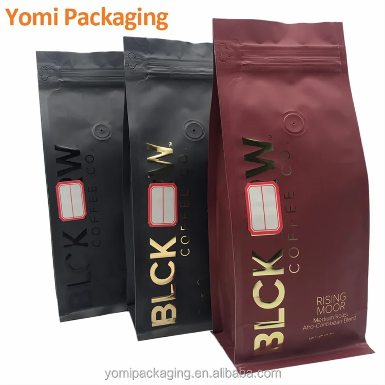 Custom Gold Foil Hot Stamp Matelized Diamond Shape Stand up Coffee Bag With  Valve And Resealable Zip,hxbpack