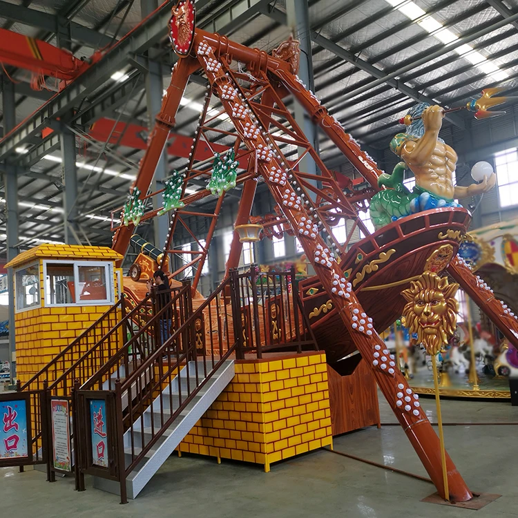 Hot Sell in Algeria Amusement Park Viking Ship Ride Pirate Ship Kiddie Rides Pirate Ship for Sale
