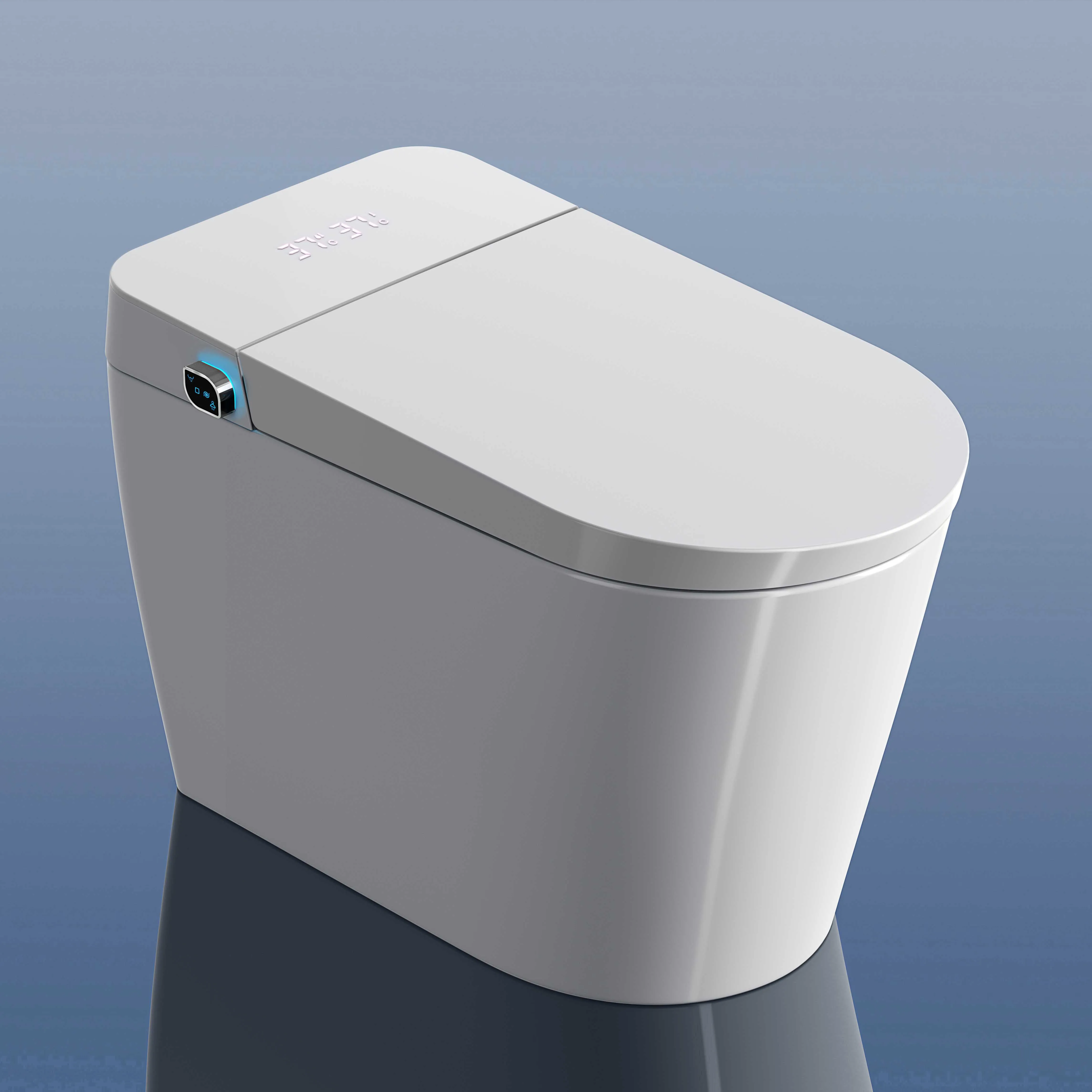 Intelligent Porcelain Wc Floor Mounted Water Japan Toilet Bowl Bathroom Automatic Ceramic Black Smart Toilet