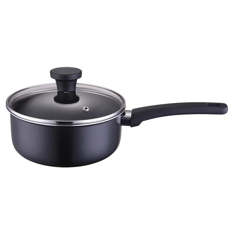 ASD Non Stick Cookware Set - 8 Pieces of Black Aluminum