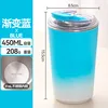 Taza de café portátil 316L azul