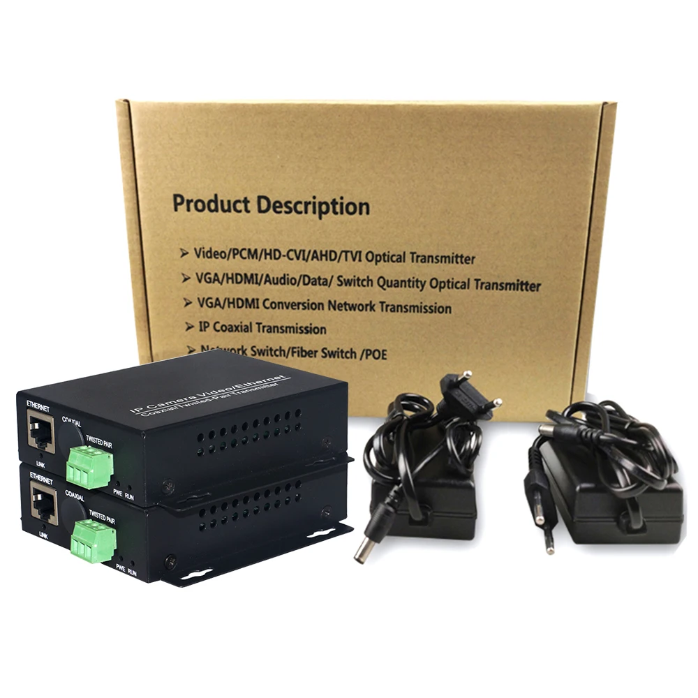 Extender Over Twisted Pair Converter 2km For Cctv Ip Cameras