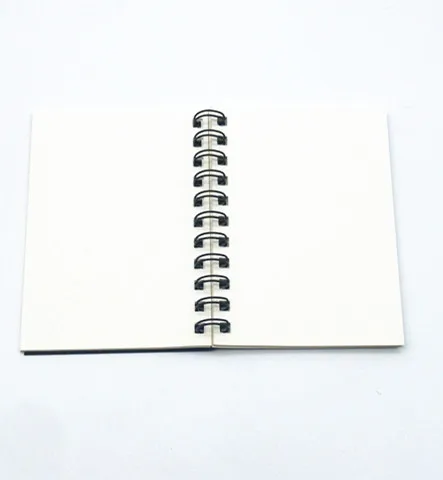 b5 /176*250mm spiral sketchbook with black