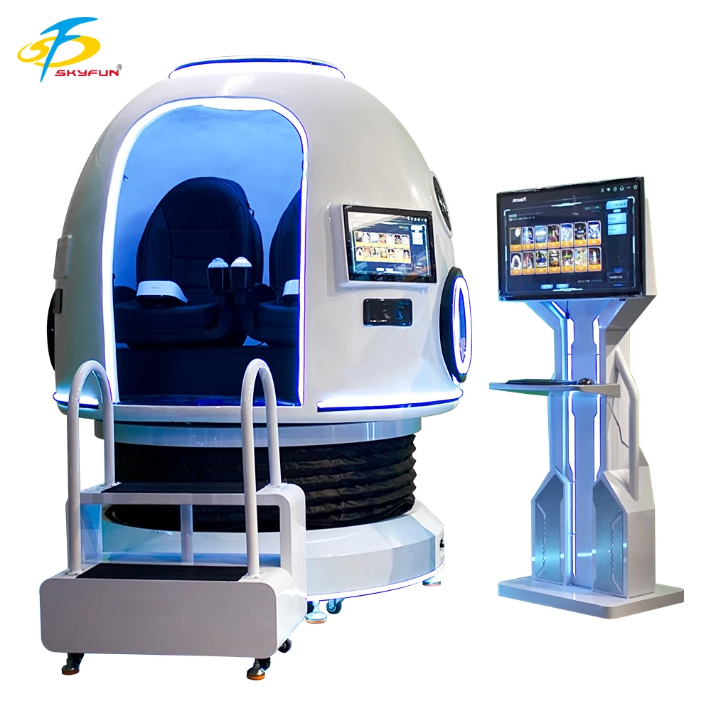 VRNO.1 New Fun Space Capsule Outer Space Play Simulation 2 Seats Cruise Simulator 9D VR Space Capsule