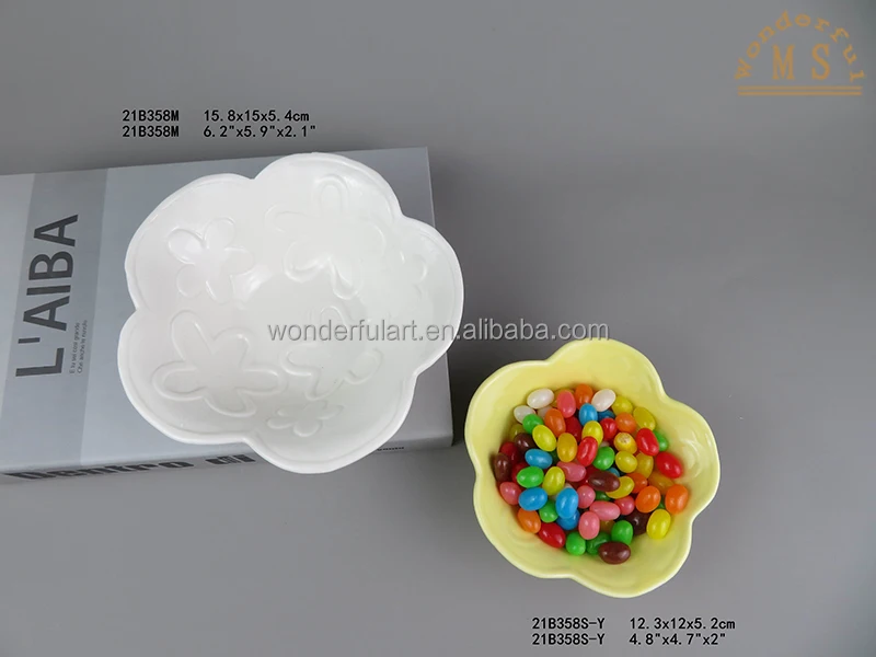 Decorative ceramic serving plate dolomite shaped plate snack dish candy dried fruit plate kitchen tableware serving tray