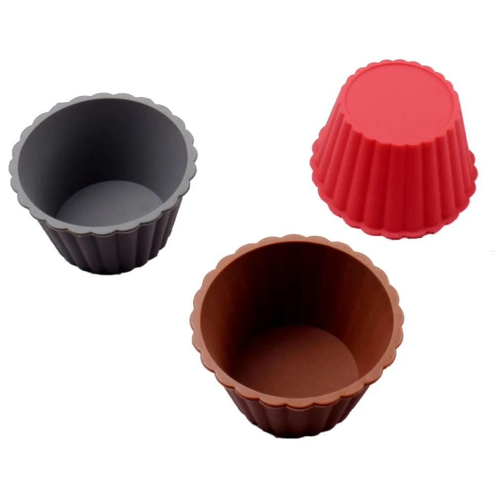 Portable Anti-Fall Silicone Snack Bowl High Temperature Resistant Cake Tools for Outdoor Children's Food Hot Melt Wax Mold